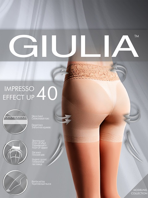 Giulia IMPRESSO EFFECT UP 40, колготки